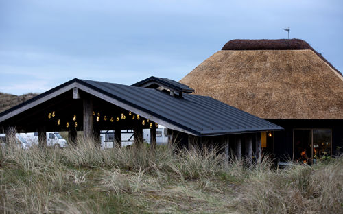 Vejers Strand Camping Pladsen Facilitet Grillhytte Servicebygning
