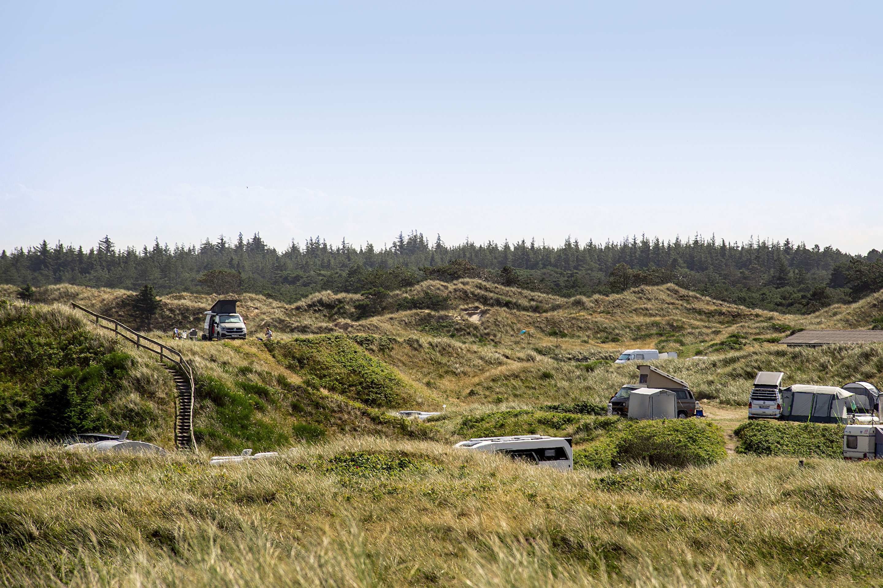 F et overblik over Vejers Strand Camping