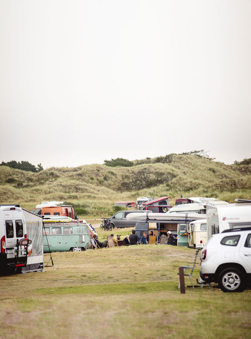Vejers Strand Camping Vanlife Overblik