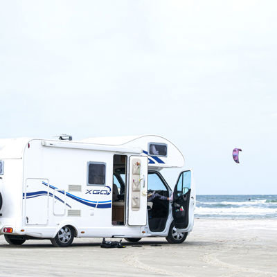 Vejers Strand Camping Camper Surfing Strand Parkering