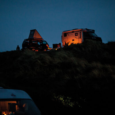 Vejers Strand Camping Vallife Camper Camper Bakke