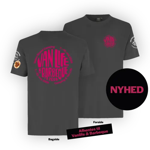 Vejers Strand Camping Van Life 2026 T Shirt Salg
