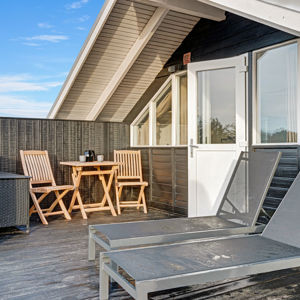 Vejers Strand Camping Pladsen Hytter Terrasse