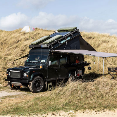 Vejers Strand Camping Vanlife Defender